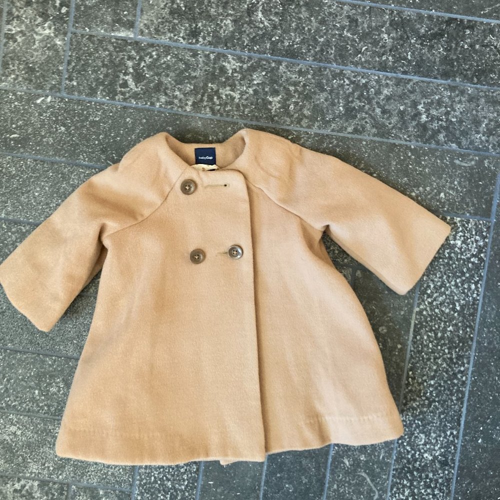 Baby girl camel coat 3-6 months - NEW